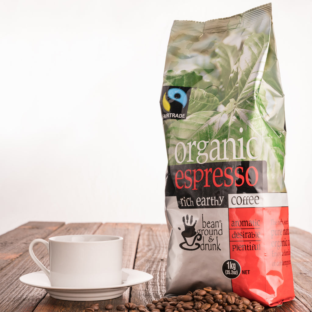 Bean ground & drunk Organic Espresso Coffee 